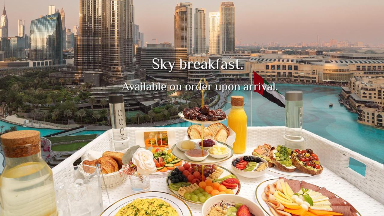 Elite Royal Apartment - Full Burj Khalifa & Fountain View - Ruby Dubai Eksteriør billede